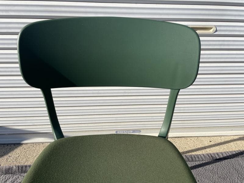 ①【美品】オカムラ　8124GL FPE5　5脚セット　座パッド・キャスター付