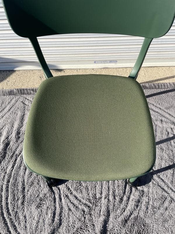 ①【美品】オカムラ　8124GL FPE5　5脚セット　座パッド・キャスター付