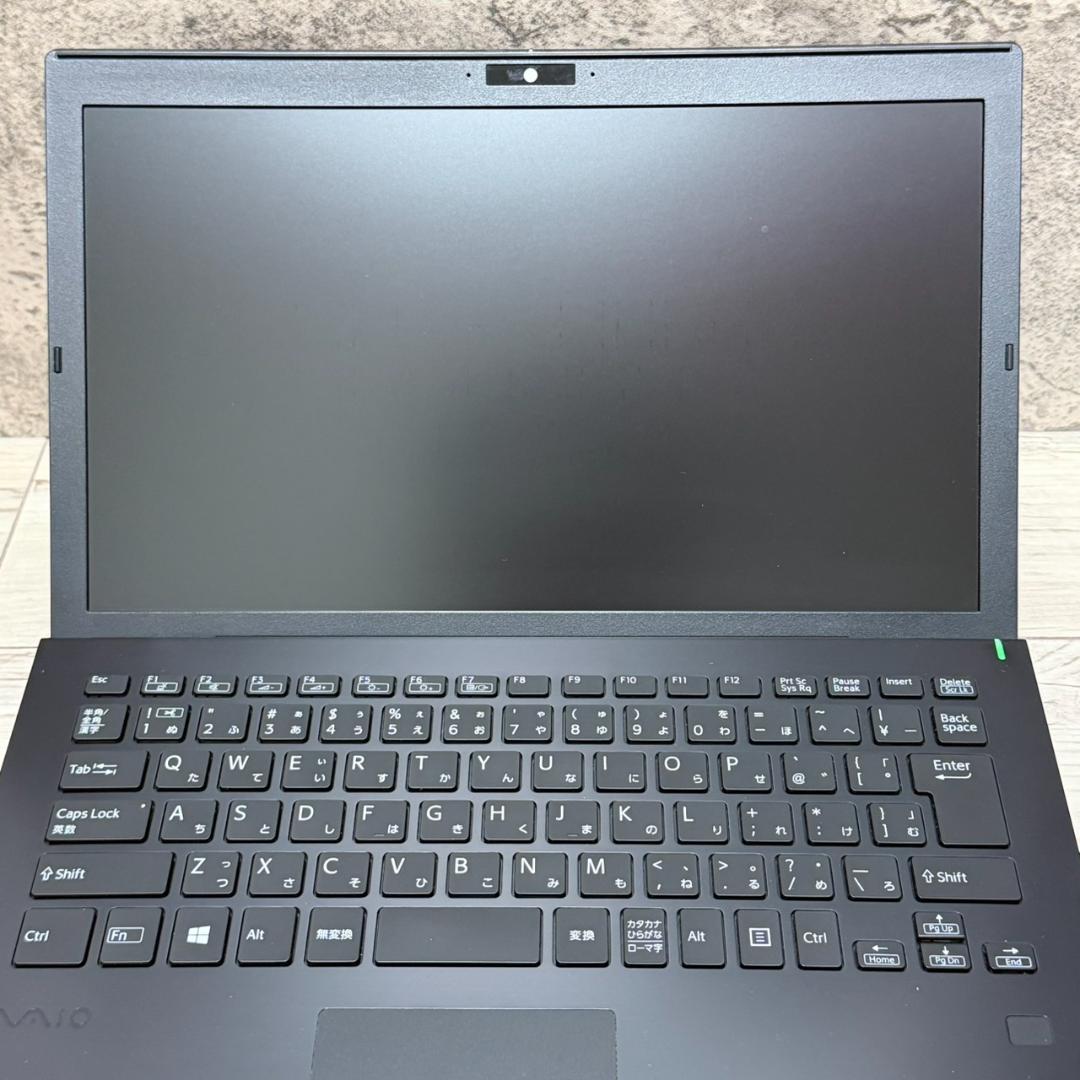 準美品/VAIO/ノートパソコン/10世代i5/Win11/オフィス/黒