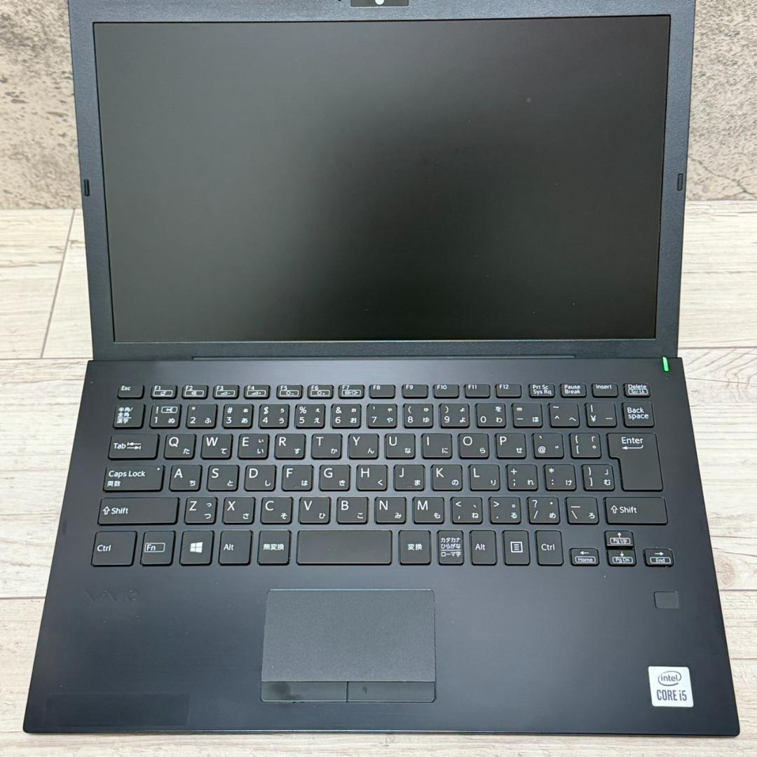 準美品/VAIO/ノートパソコン/10世代i5/Win11/オフィス/黒
