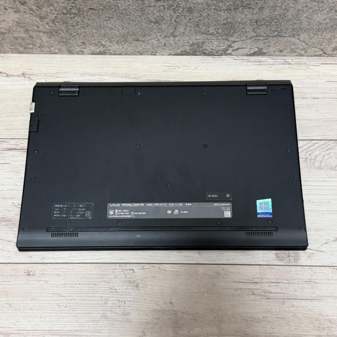 準美品/VAIO/ノートパソコン/10世代i5/Win11/オフィス/黒