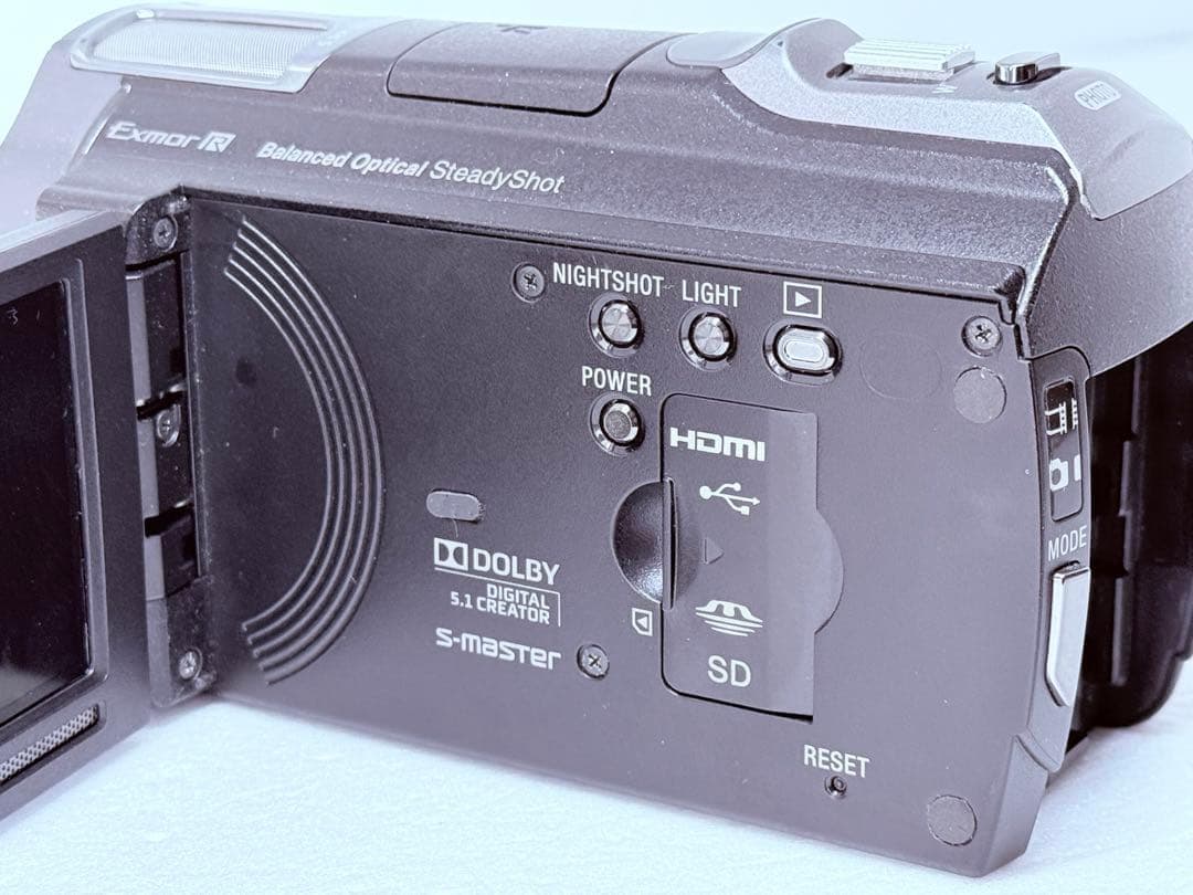 Sony HDR-CX720V HDビデオカメラ 動作確認済 バッテリー2個付