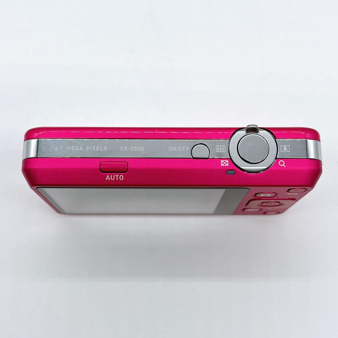 CASIO EXILM EX-Z800 ピンク オールド コンデジ デジカメ