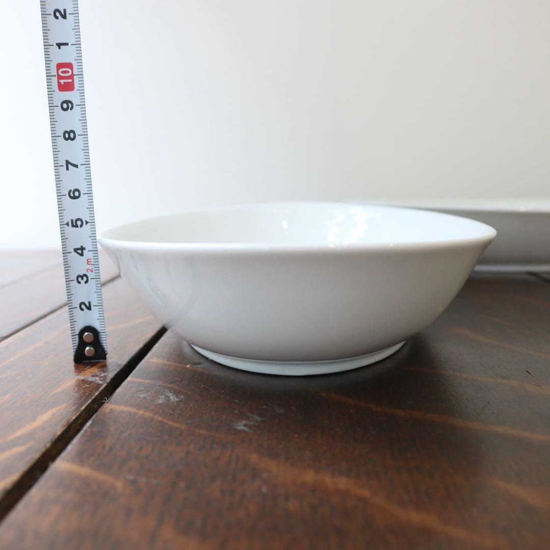ロイヤルコペンハーゲン　ホワイトパルメッテ　オーバルプレート　2枚　27㎝深皿