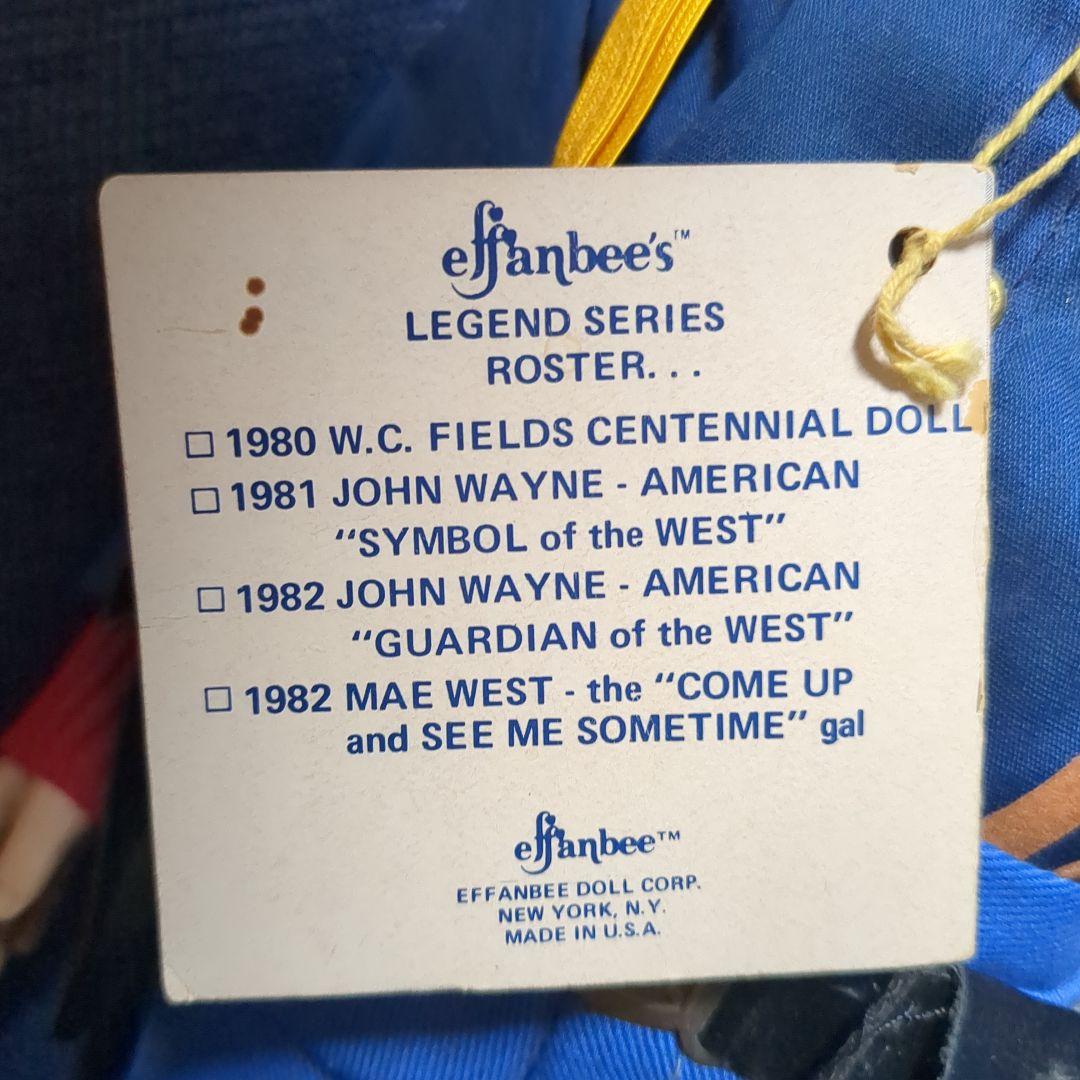 全長43センチ Effanbee「ジョン・ウェイン」