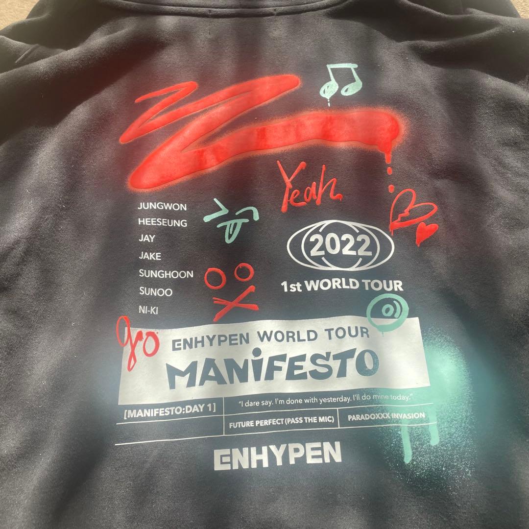【トレカ全員付き】ENHYPEN MANIFESTO ZIP-UP HOODIE