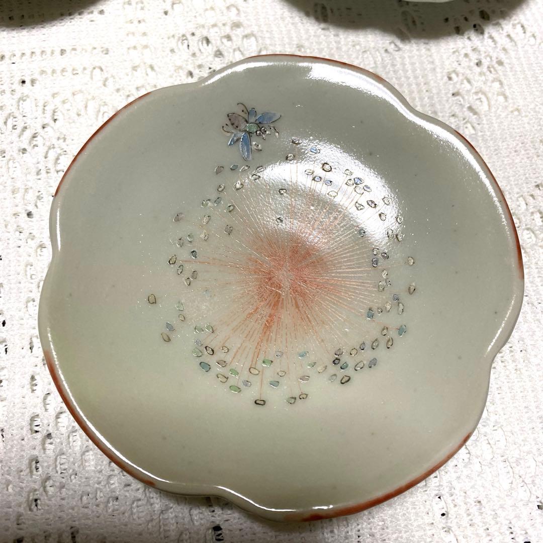 柴山勝　作品　プレート５枚セット　陶芸家　北海道　未使用品