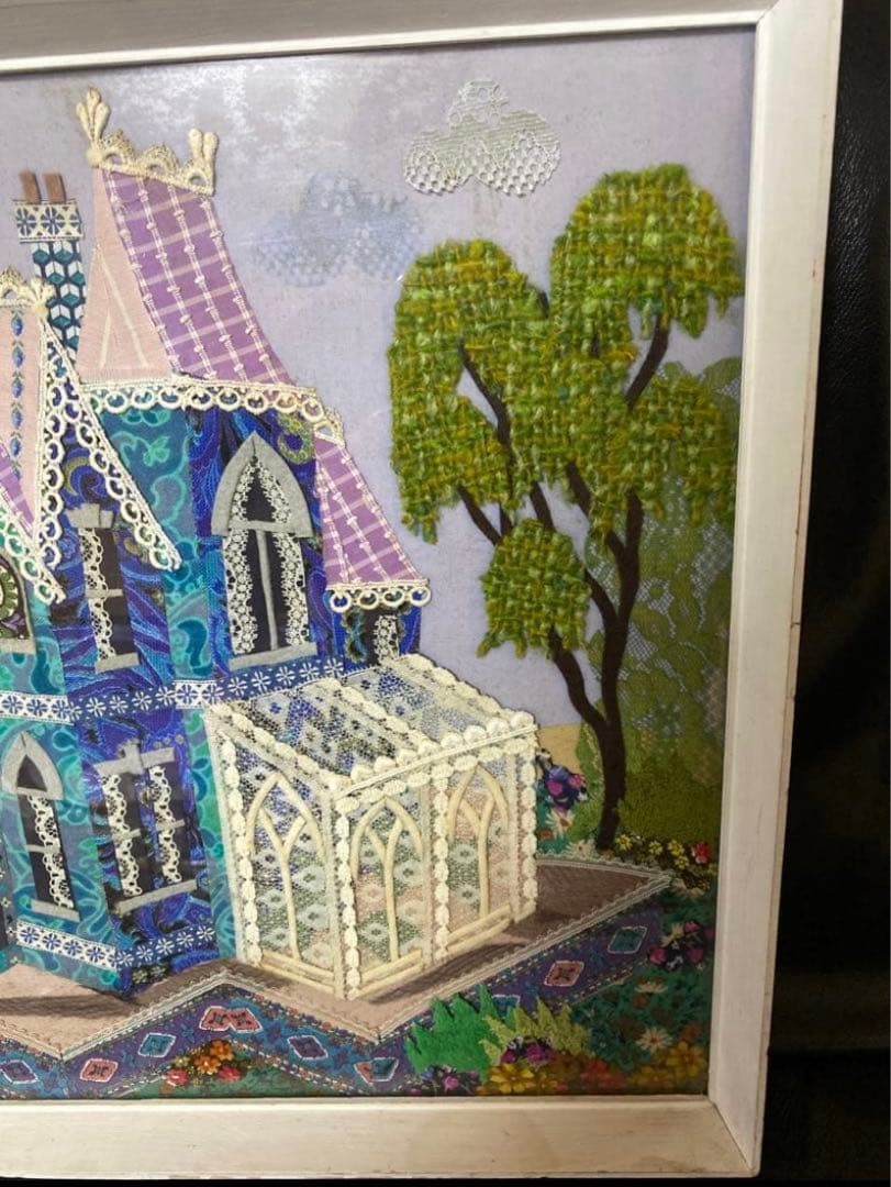 イギリス作家　Joan Dawson England コラージュ　可愛い家