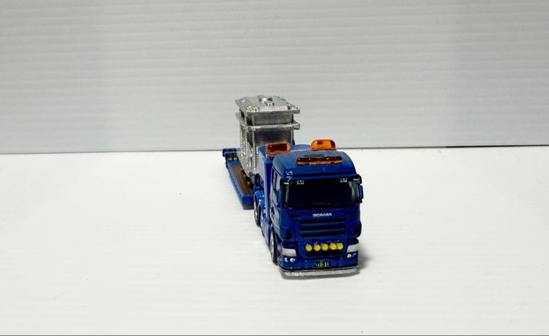 ★積荷付★スカニア➕重トレーラー　変圧器付属　トラックトレーラーコレクション