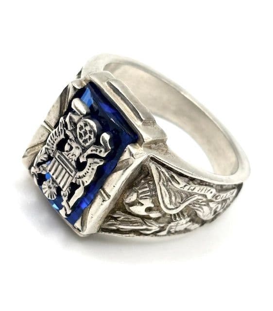 1990’s★アメリカ欧州陸軍 第七軍★ミリタリーリング★湾岸戦争時使用