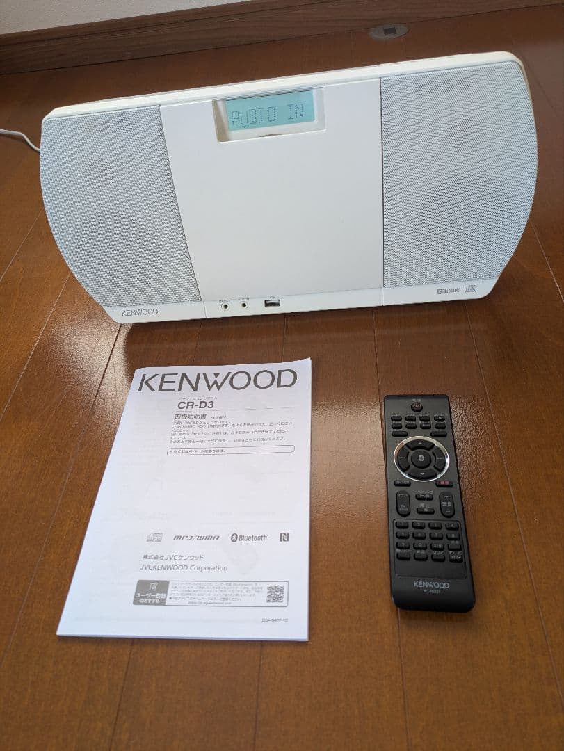 新古品　美品　KENWOOD CR−D3 USB CD　オーディオシステム