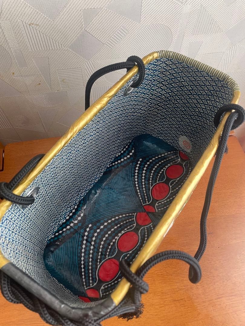 【sold out】一閑張りバッグ　風神雷神
