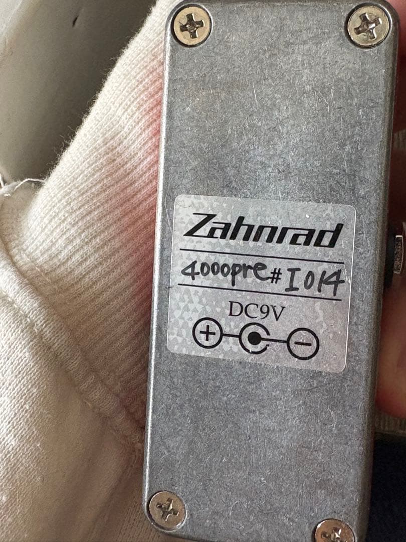 Zahnrad 4000 pre プリアンプ　ブースター