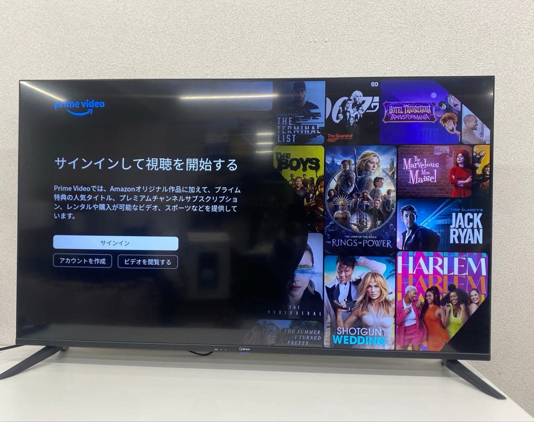 Qriom キュリオム 50インチ液晶テレビ QRH-50TL4K 2024年製