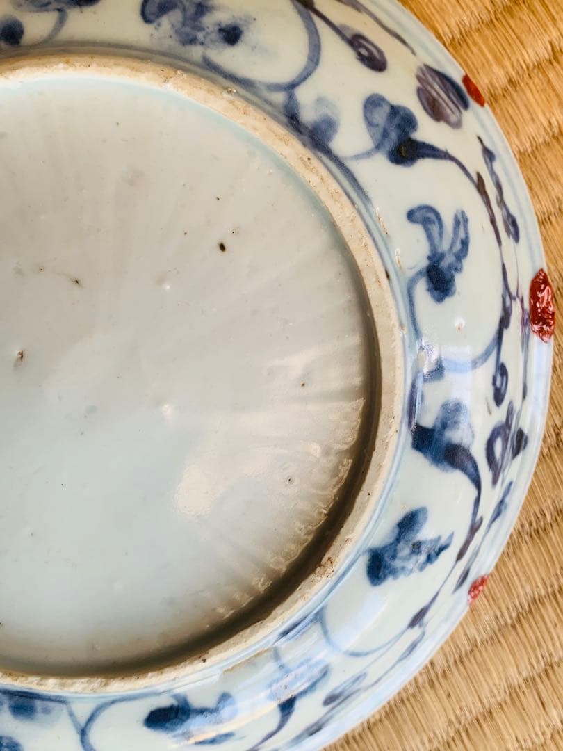 中国明時代早中期染付お皿