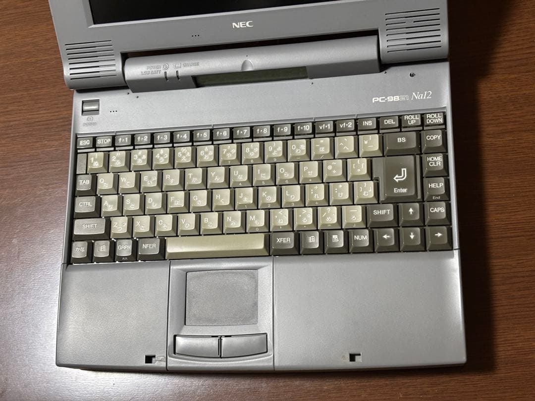 NEC PC-9821 Na12/S8 ノートPC 起動のみ確認済み