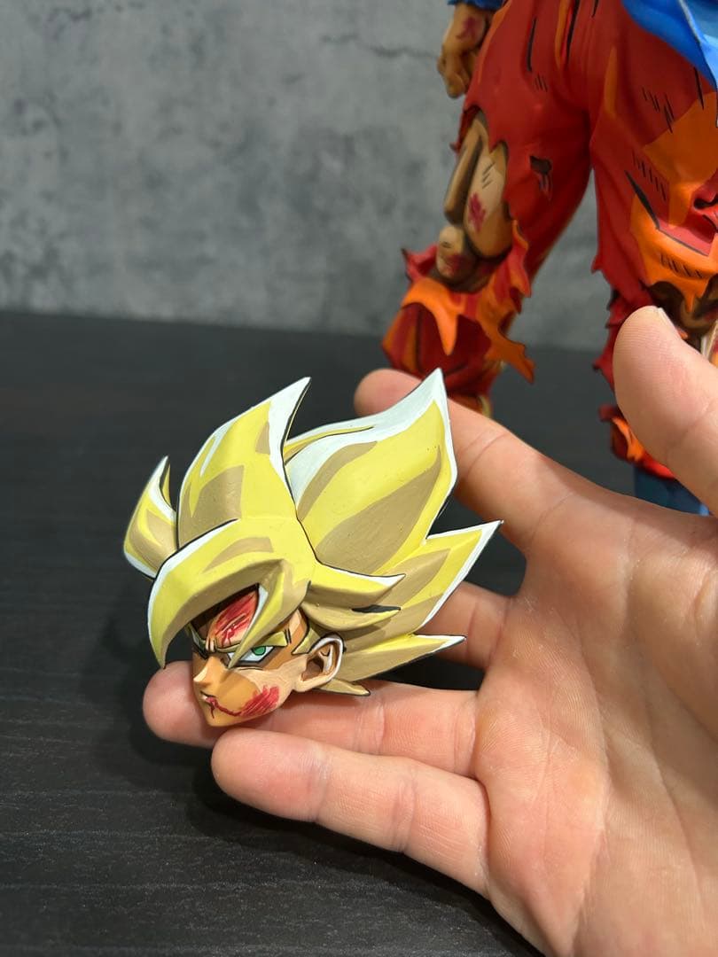 孫悟空　リペイントフィギュア　超サイヤ人