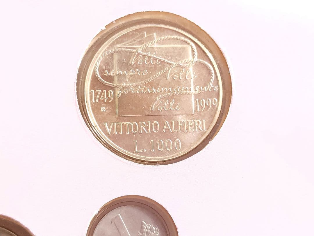 ヴィットリオ・アルフィエリ 記念硬貨セット 1999年