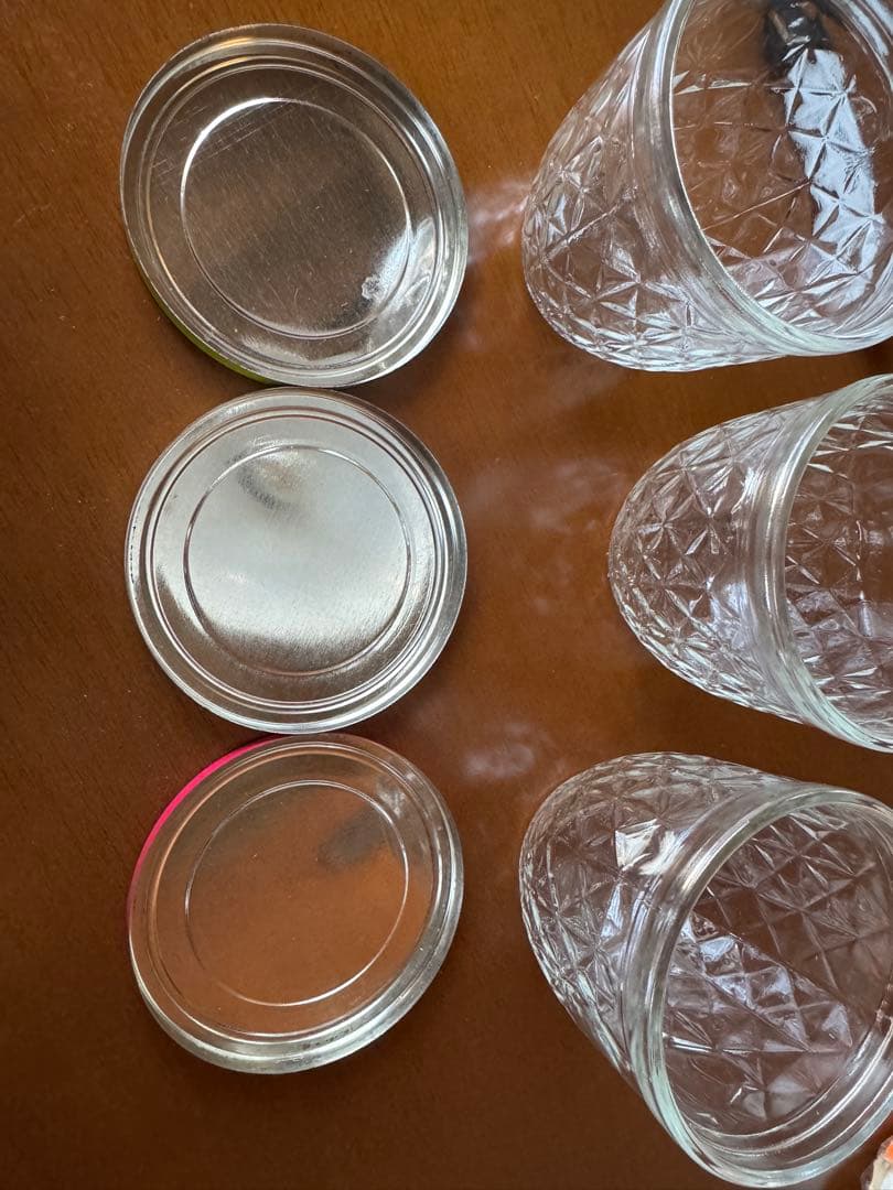 Ball JELLY GLASSES ボールジャー ガラスキャニスター12個