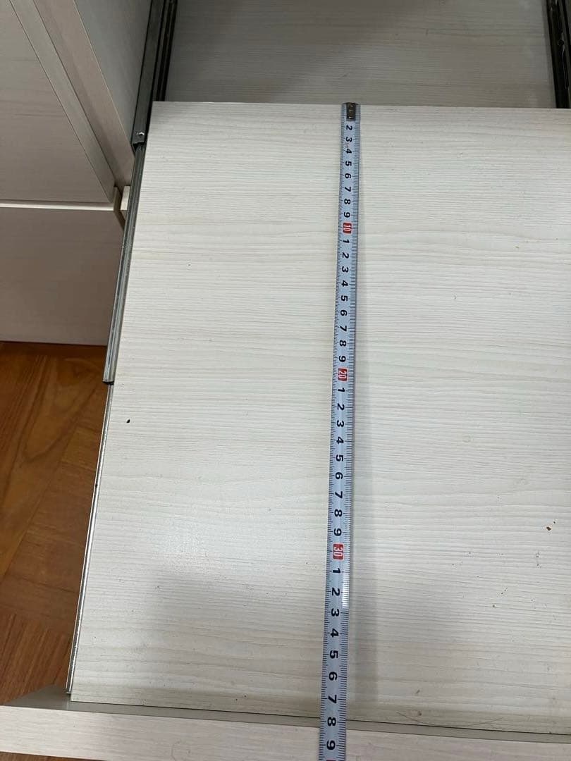 キッチンボード　カップボード　白　ホワイト　キッチン棚