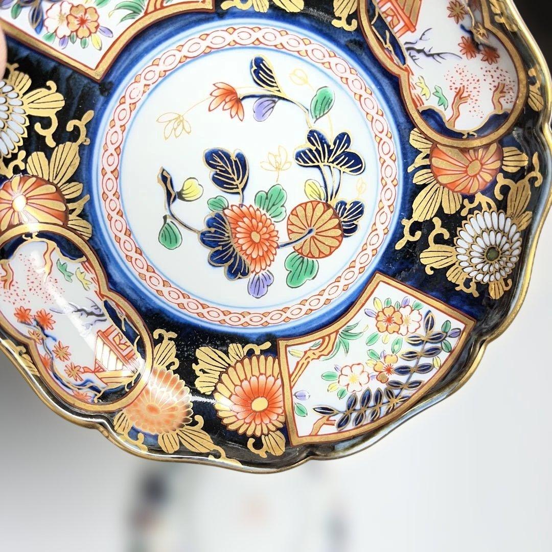 【未使用】有田焼 其泉窯 琳派古伊万里様式 小皿 5枚セット 賞美堂本店 揃い