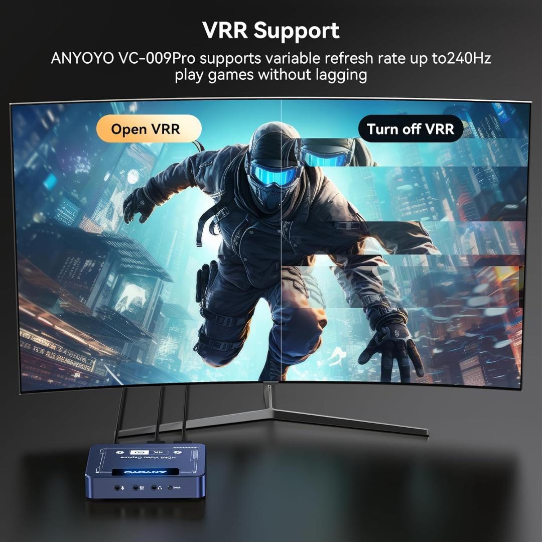 【開封済・未使用】ANYOYO HDMI キャプチャーボード 4K 60FPS