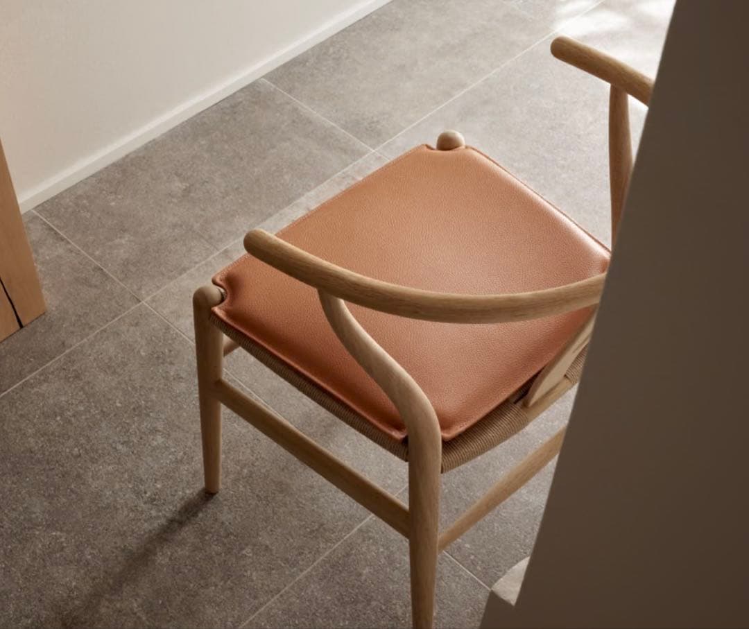 CH24（Yチェア）Yチェア 専用 レザークッション　×1個