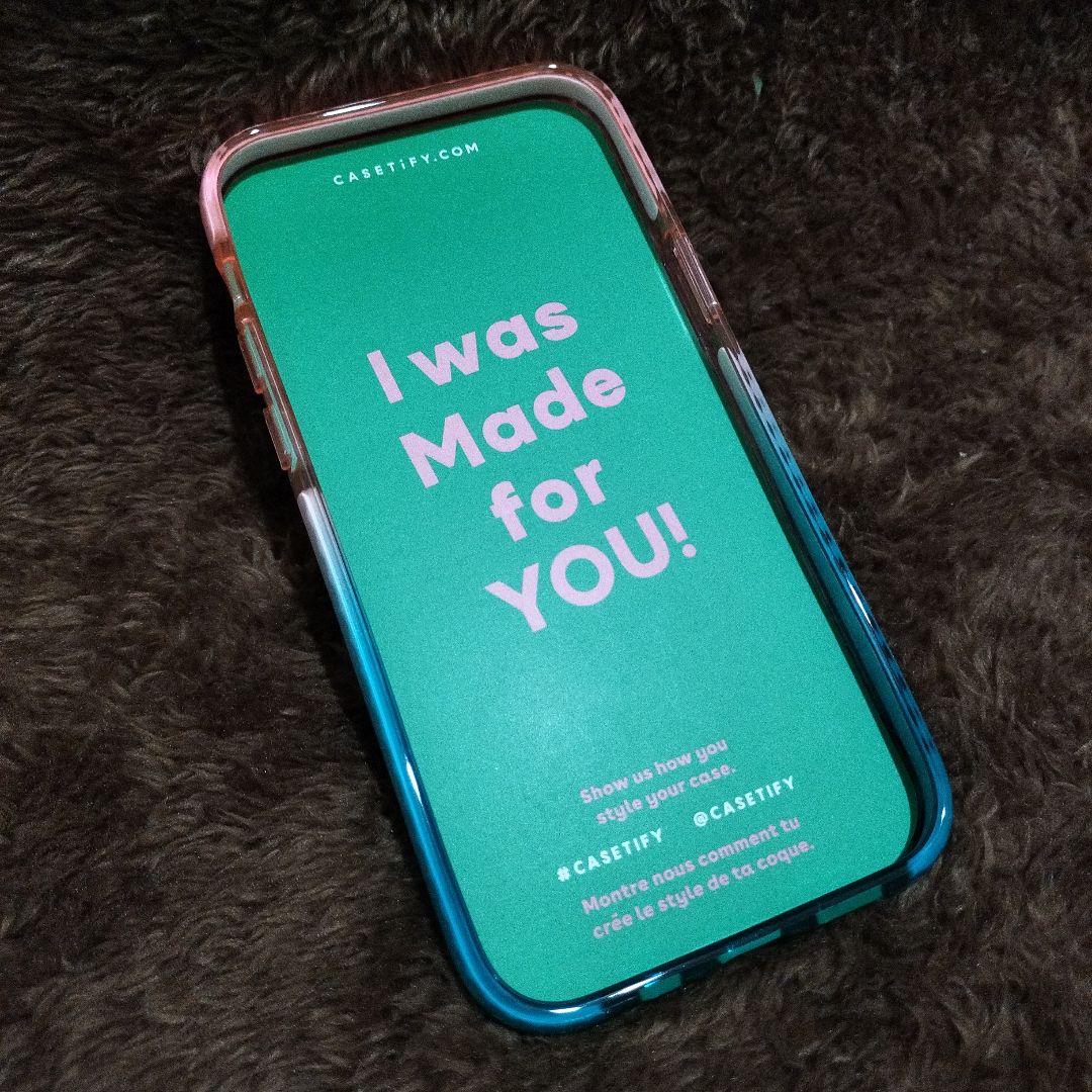 CASETIFY wind and sea ピンクブルー iPhone12pro