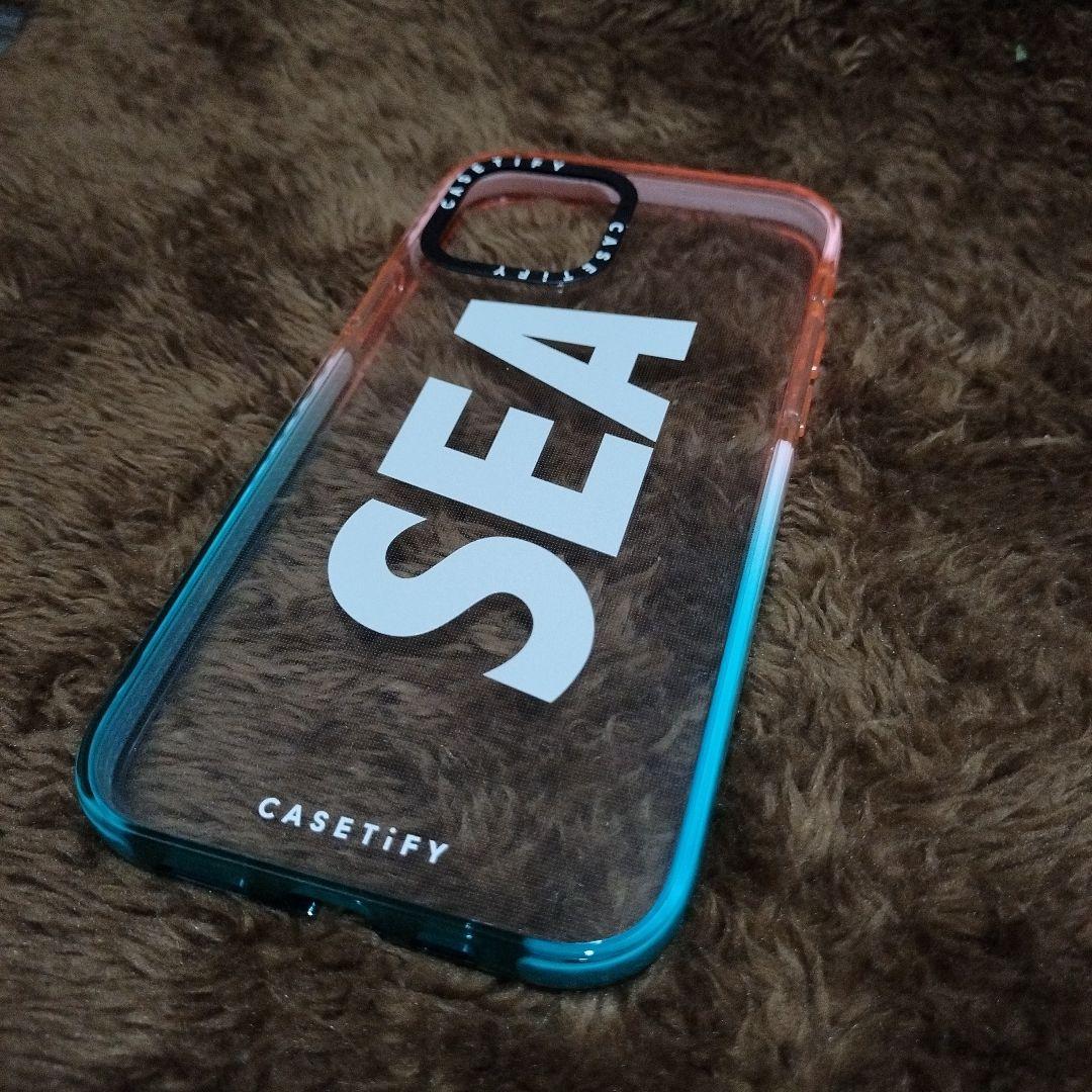 CASETIFY wind and sea ピンクブルー iPhone12pro