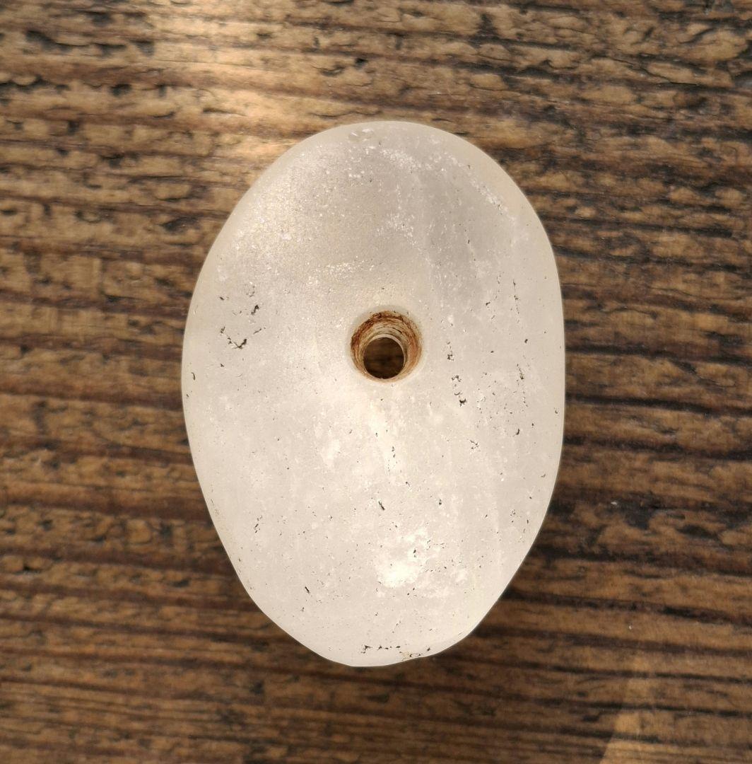 *古代水晶 大珠 橿原遺跡 出土品 古墳時代 勾玉