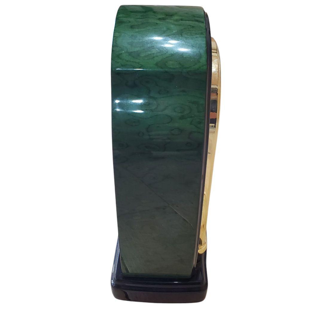 電波置時計 RHYTHM 4RY678HG スワロフスキー付き