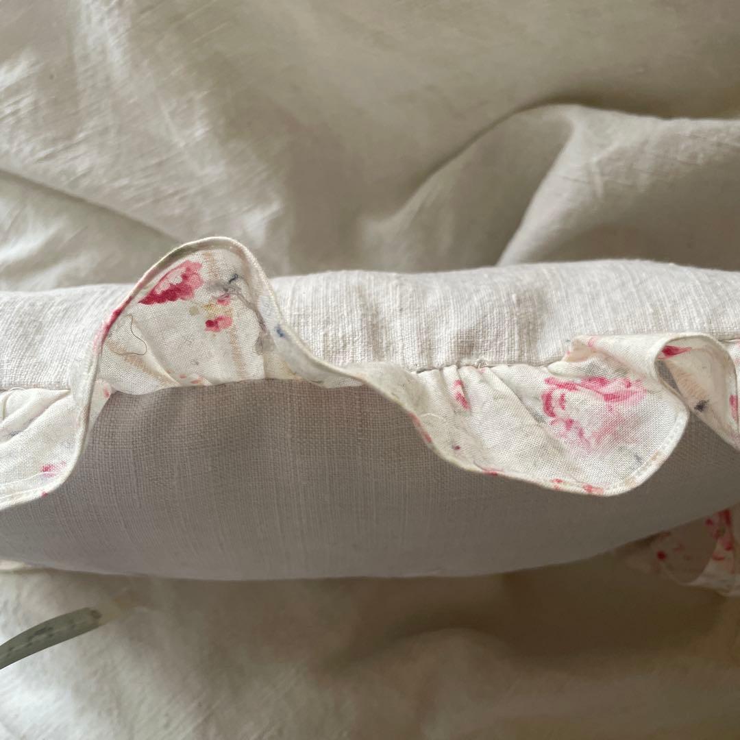 モノグラムのsquare cushion ♡︎ フランスアンティークリメイク