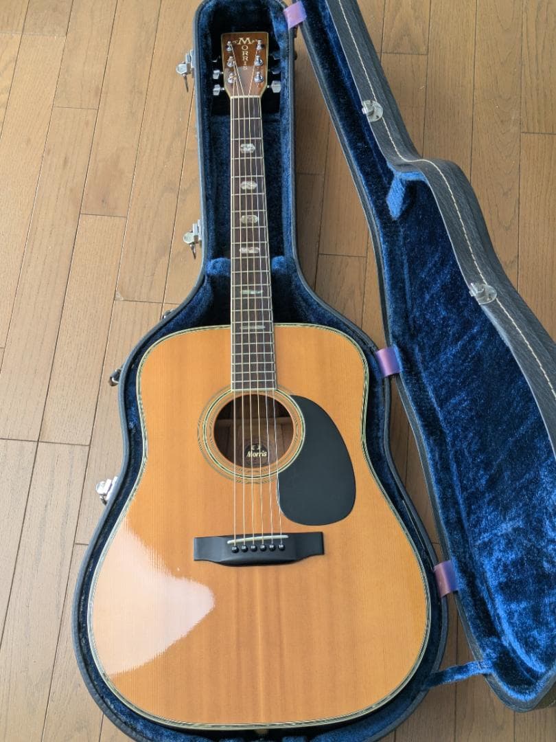 Morris TF W-50 アコースティックギター モーリス　ハードケース付き