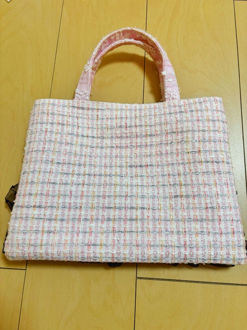【新品未使用】fitafita ツイードトートバッグ　29サイズ
