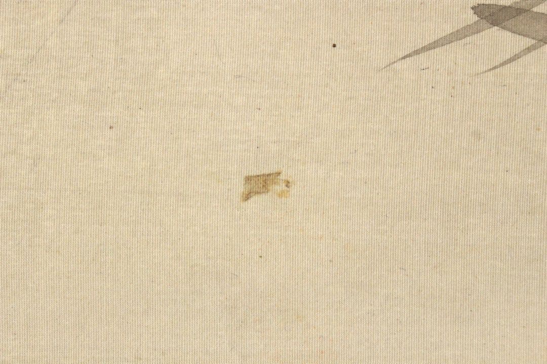 No5366 掛軸　鈴木松年　老松図　絹本　日本画　絵画　古画　古美術　送料無料