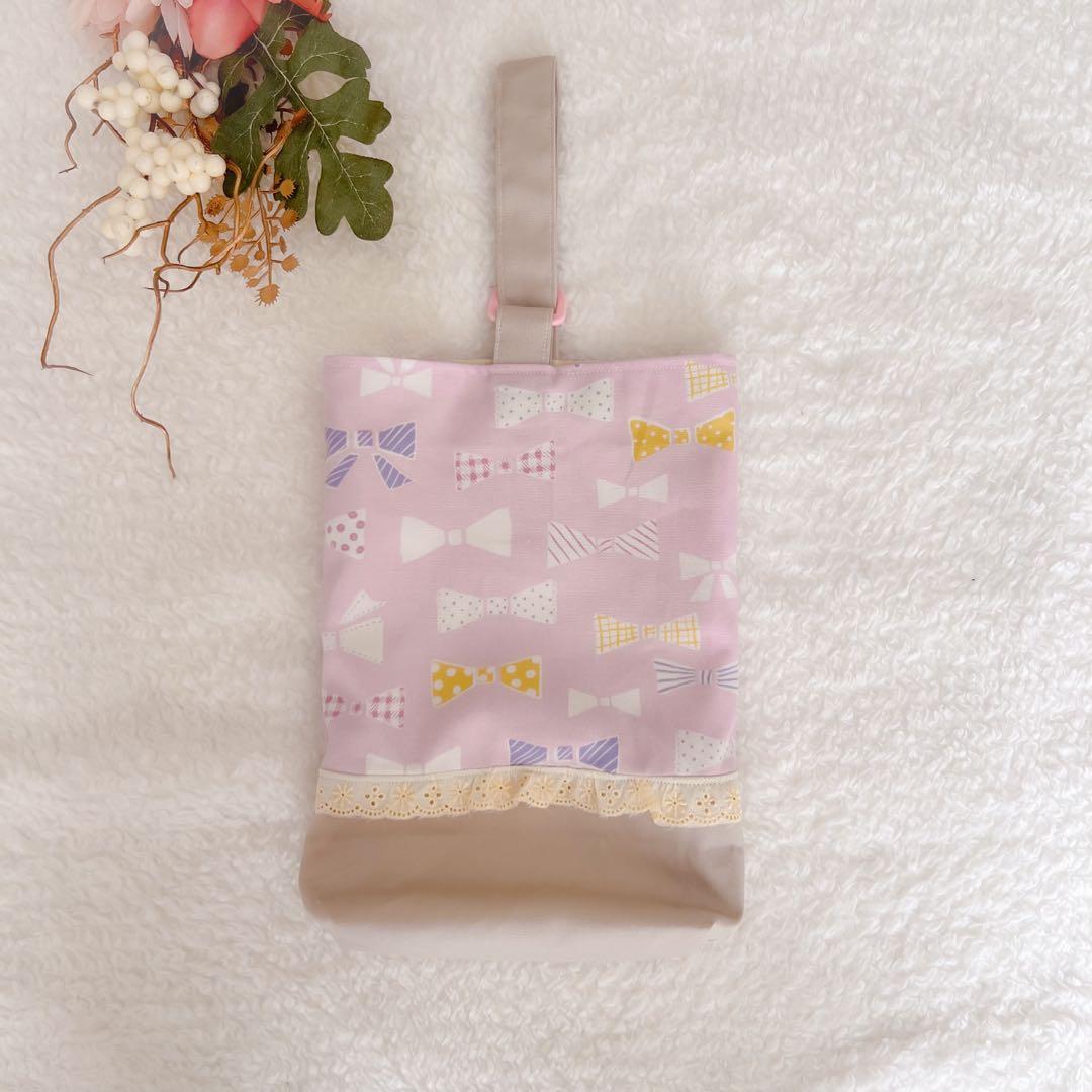 入園セット　入学セット　5点　ピンク　リボン　女の子　かわいい　レッスンバック