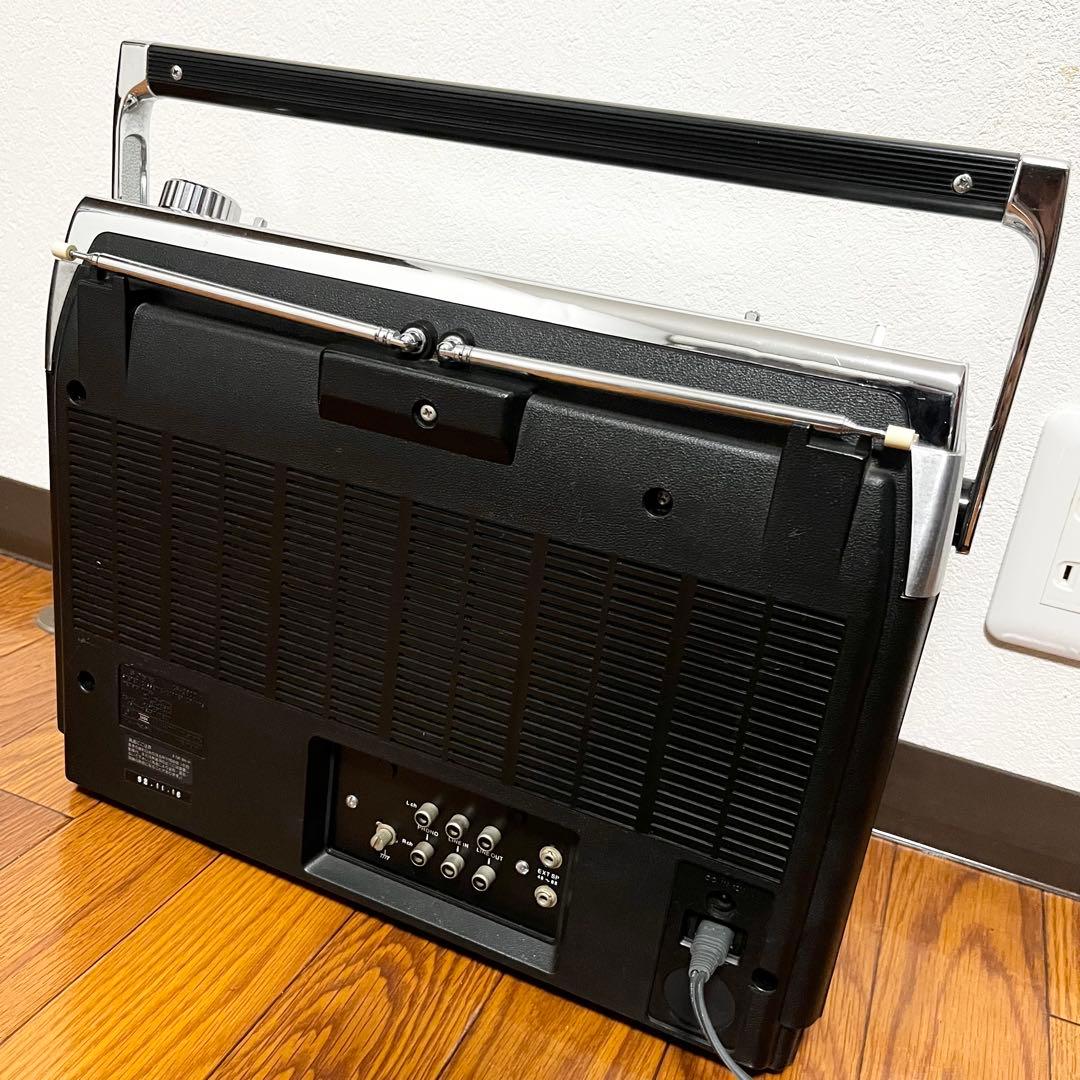 【極美品】SONY CF-3800 昭和レトロ 高級ラジカセ 動作品　4スピーカ