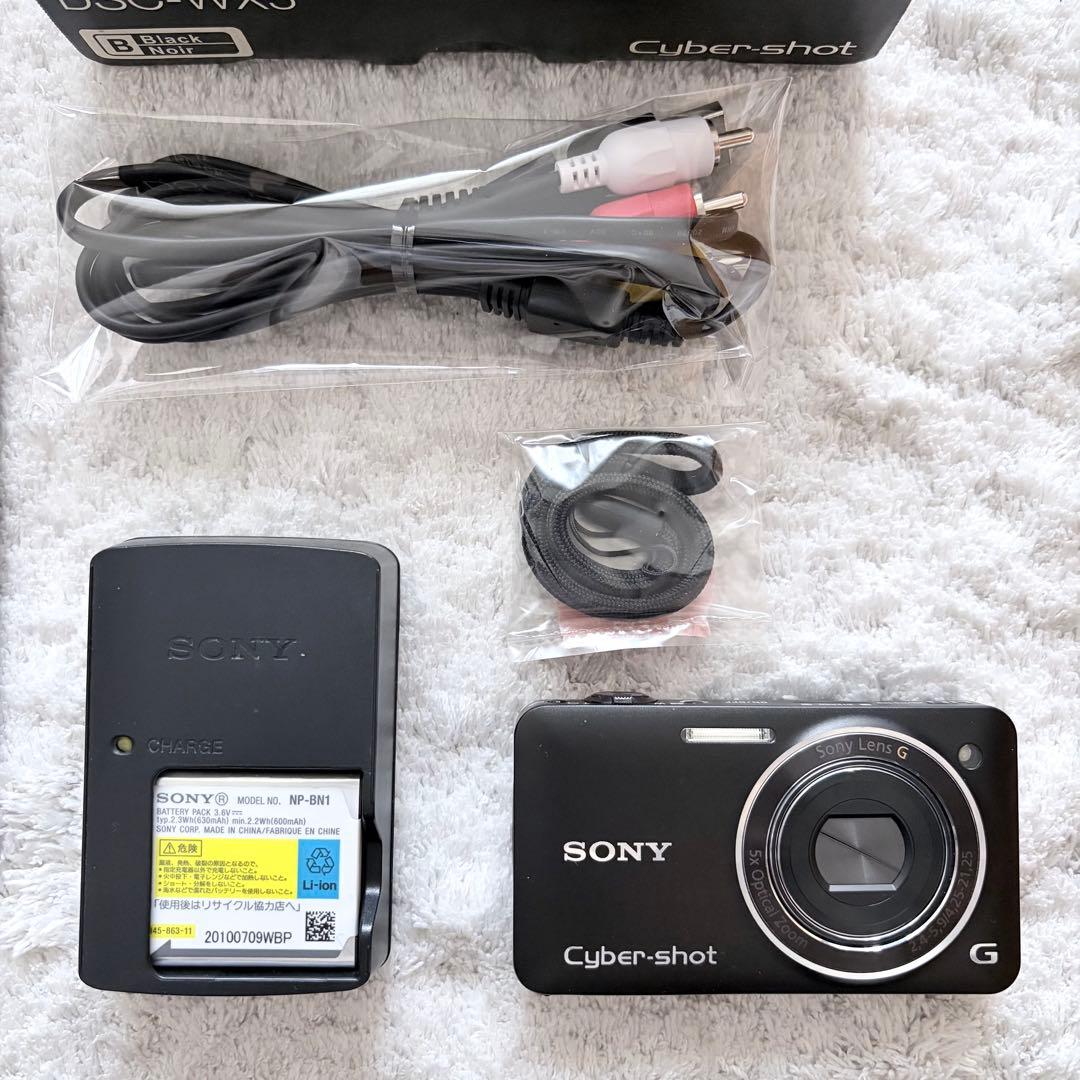 美品【動作確認済】SONY ソニー Cyber-shot DSC-WX5 黒