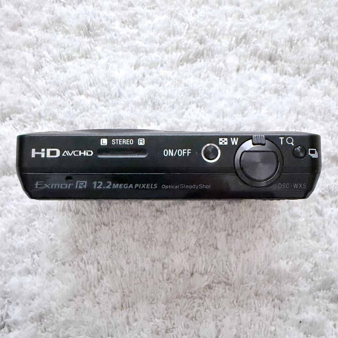 美品【動作確認済】SONY ソニー Cyber-shot DSC-WX5 黒