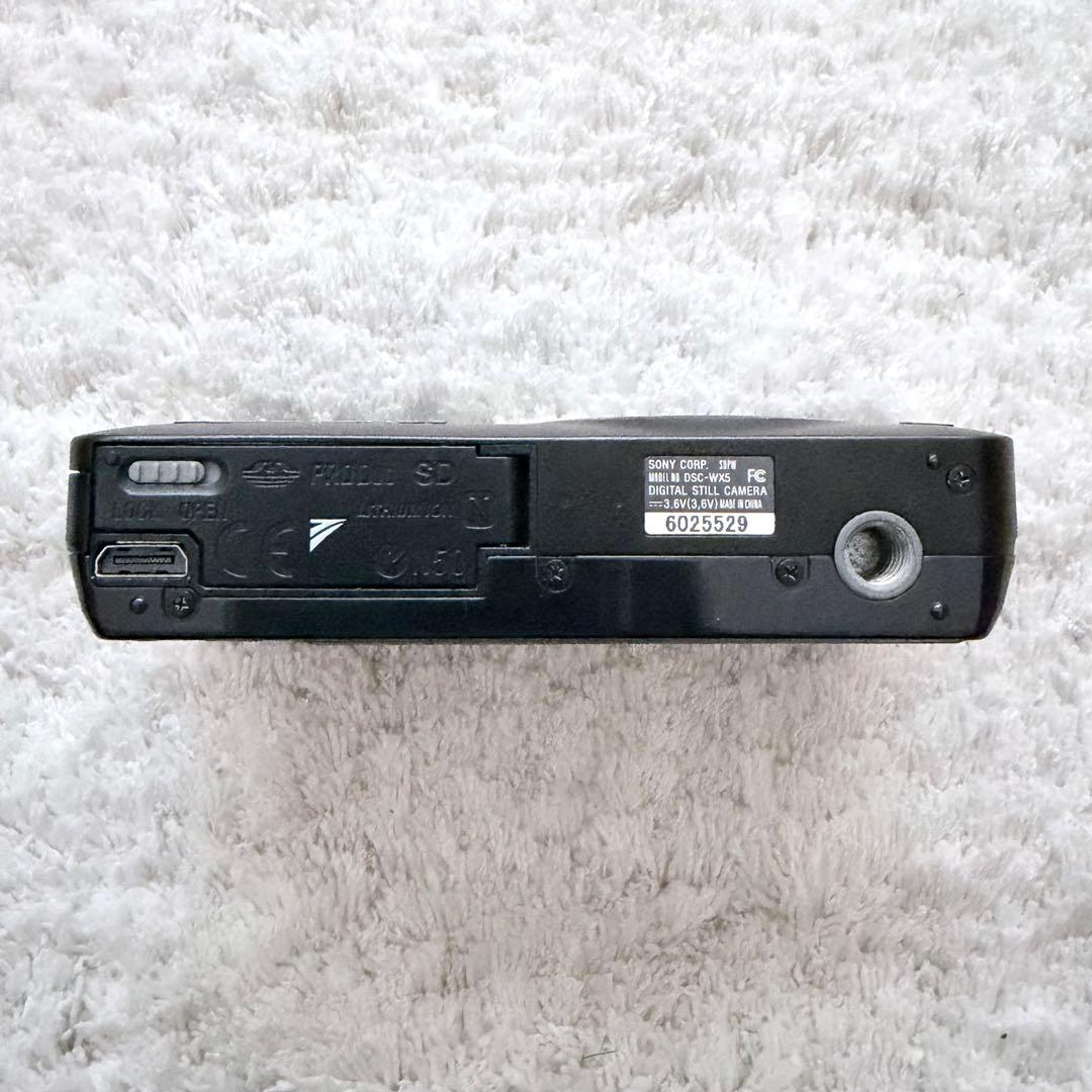 美品【動作確認済】SONY ソニー Cyber-shot DSC-WX5 黒