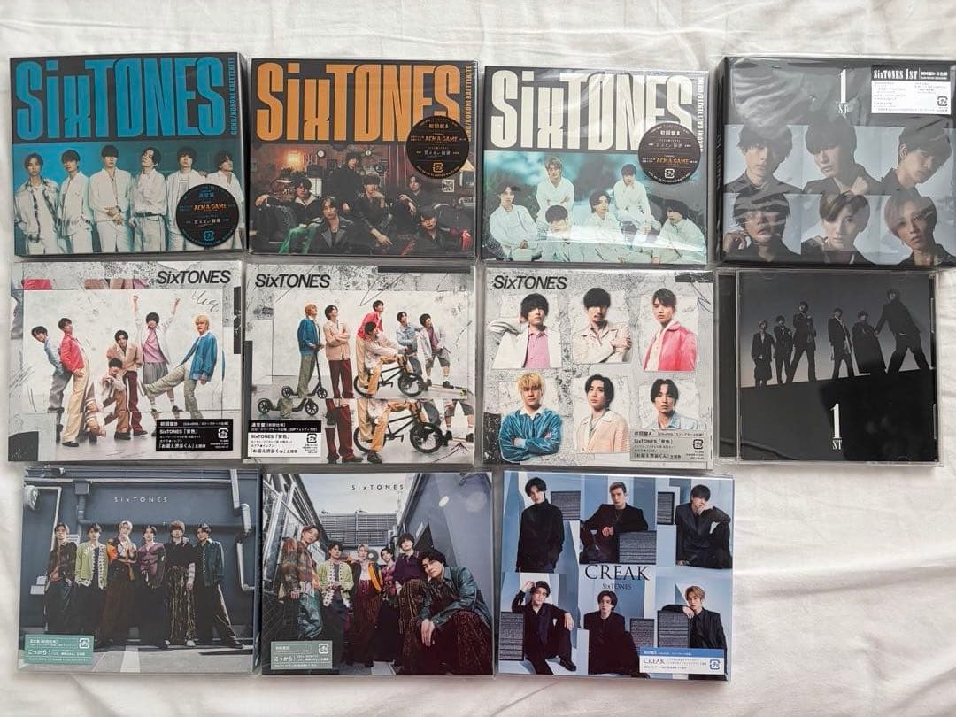 SixTONES CDカレンダー公式写真クリアファイルパンフレットまとめ売り