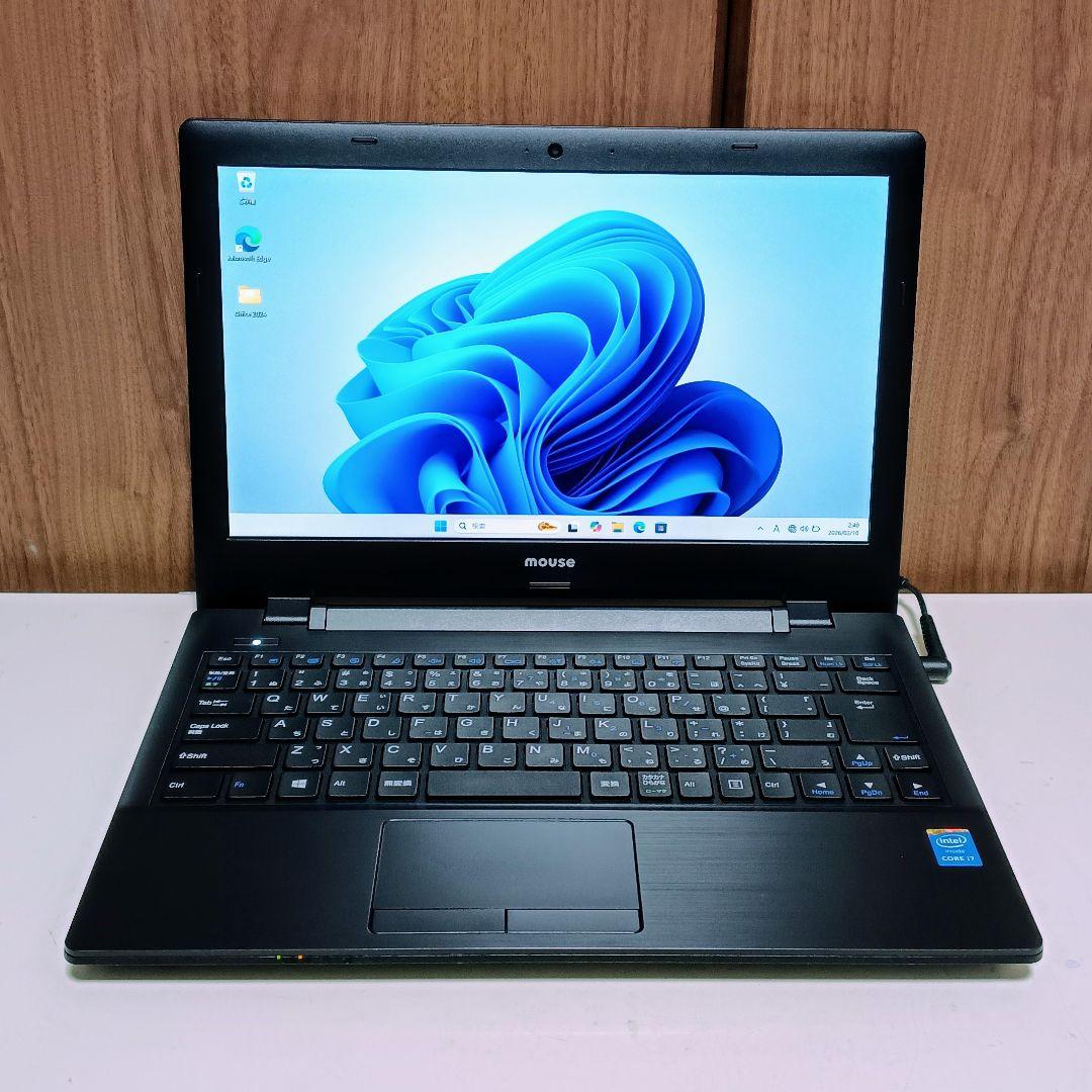 mouse Corei7 メモリ8GB SSD256GB Webカメラ