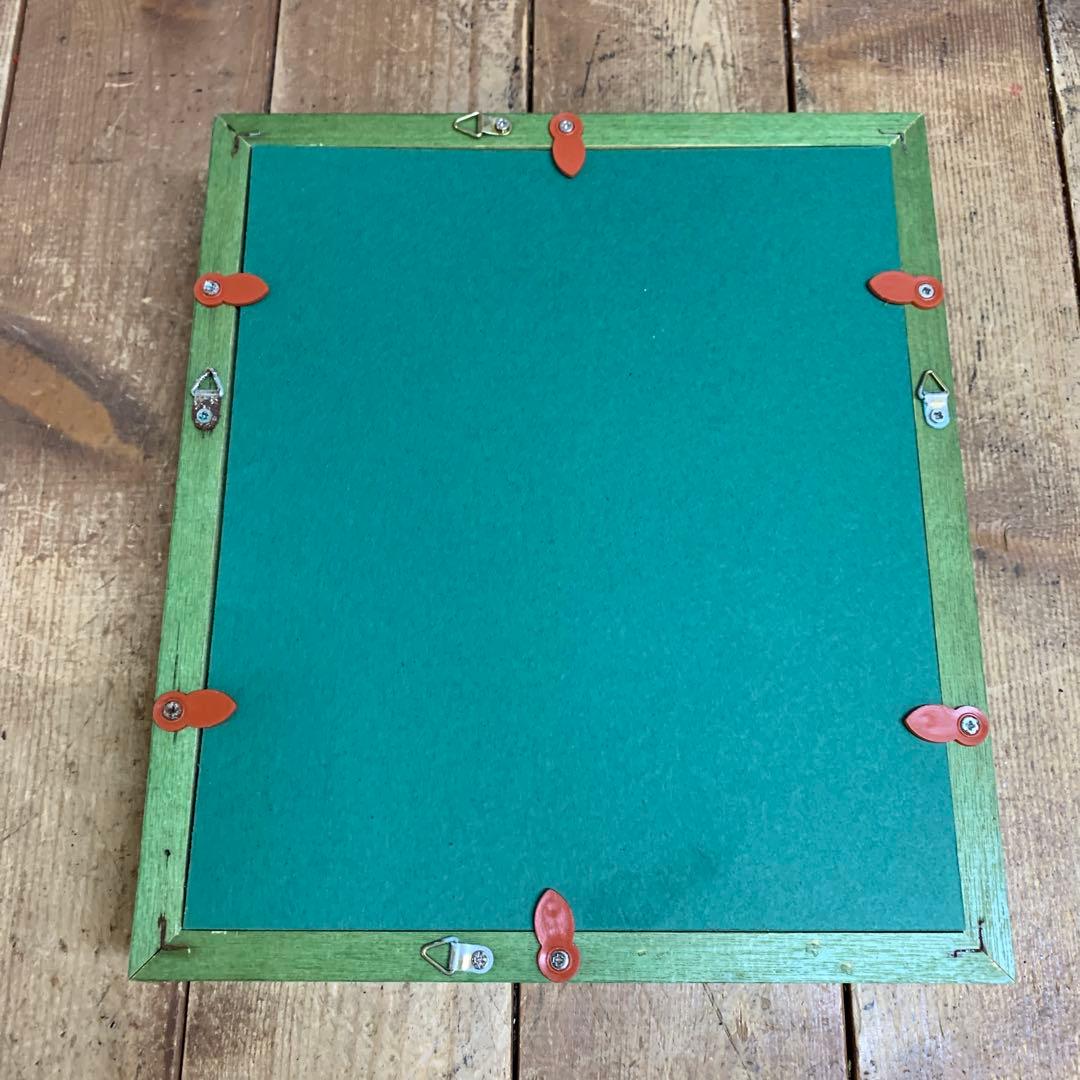 2F 【立体アート】シャドーボックス フレーム 額装「ピアノを弾く女の子とクマ」