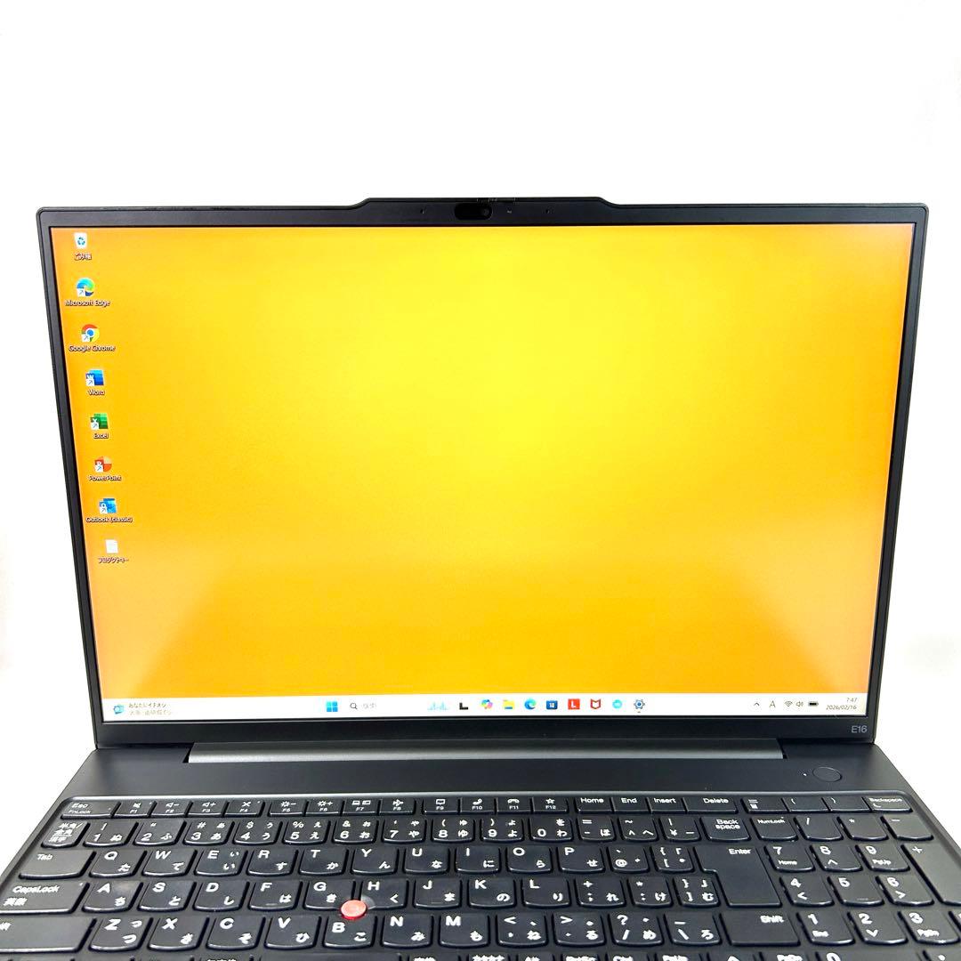 美品 ThinkPad E16 Gen1 512GB 16GB Ryzen7