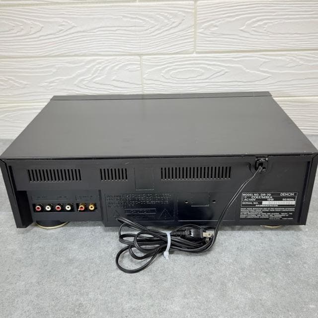 【希少】DENON デノン 3HEAD カセットデッキ DR-70 昭和