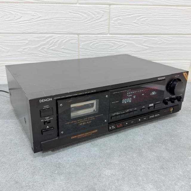【希少】DENON デノン 3HEAD カセットデッキ DR-70 昭和