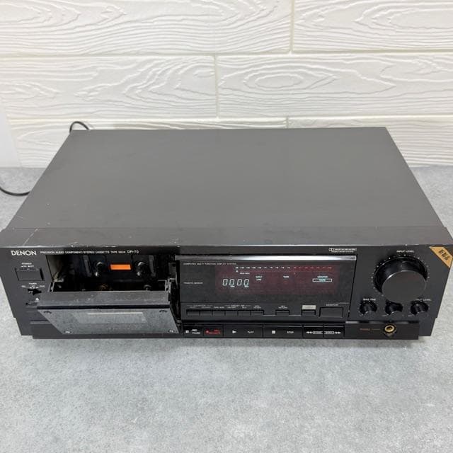 【希少】DENON デノン 3HEAD カセットデッキ DR-70 昭和