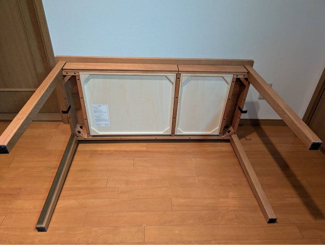 ■送料込■無印良品 MUJI 無垢材 木製デスク オーク材 事務学習机テーブル