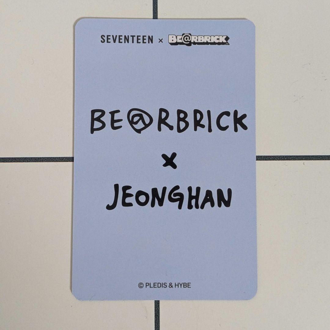 SEVENTEEN ジョンハン JEONGHANトレカ BE@RBRICK