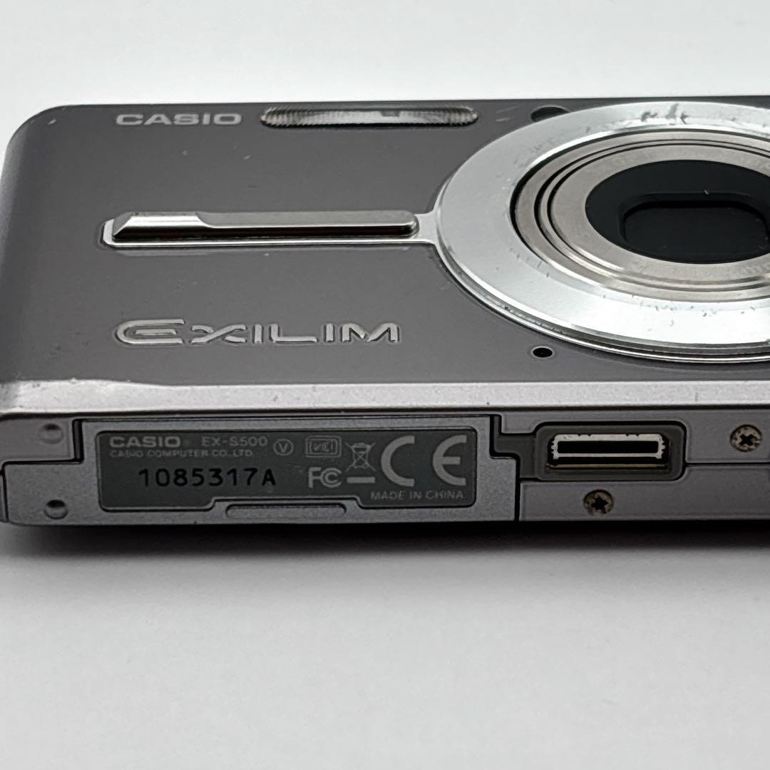 CASIO EXILIM EX-S500 シルバー オールド コンデジ デジカメ